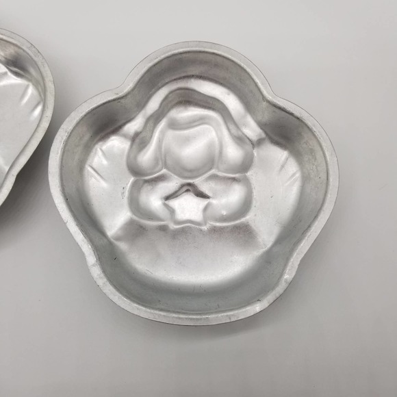 Lot of 2 Small Angel Cake Pans Baking Mini - Picture 2 of 4